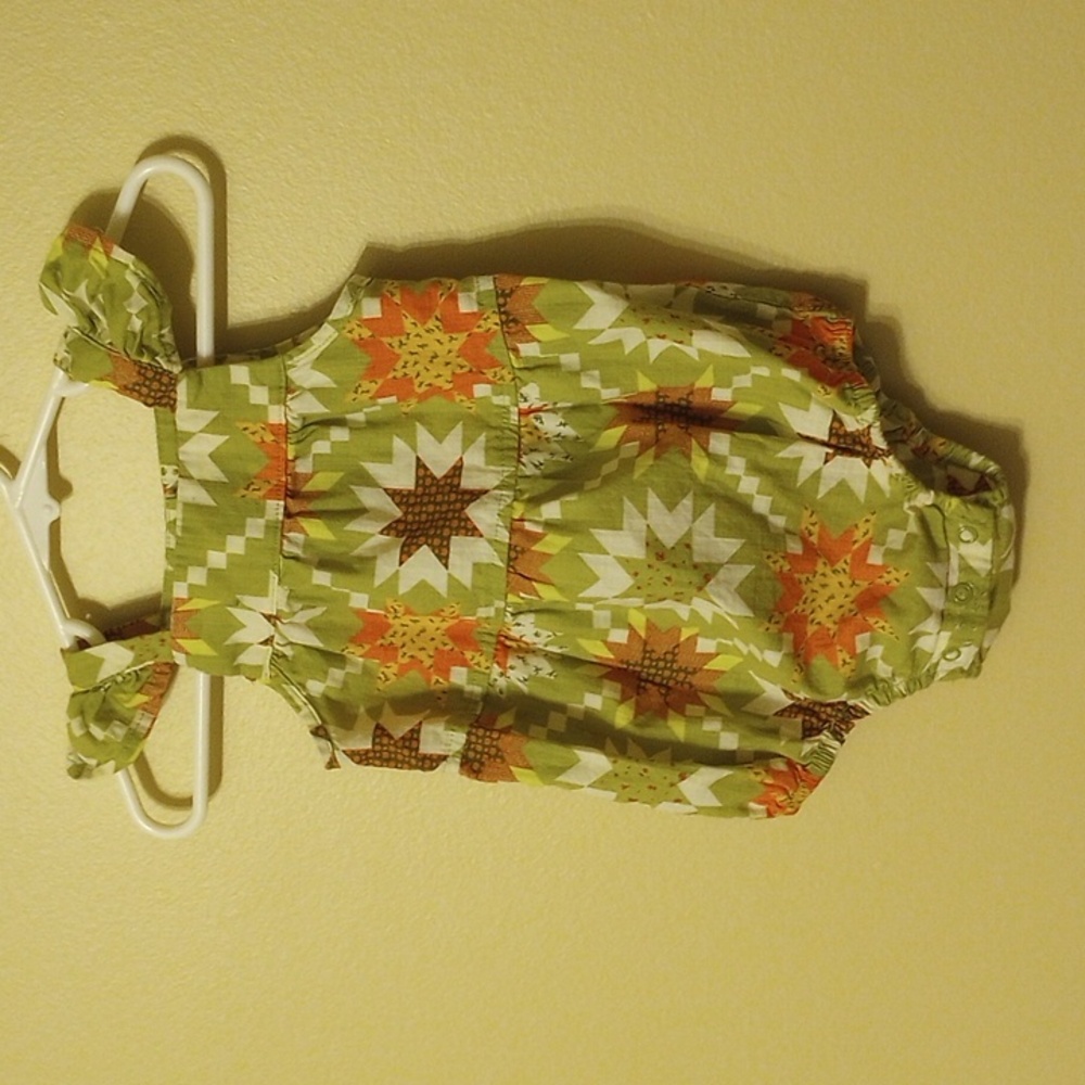 Cat & Jack Baby Quilt Print Romper
